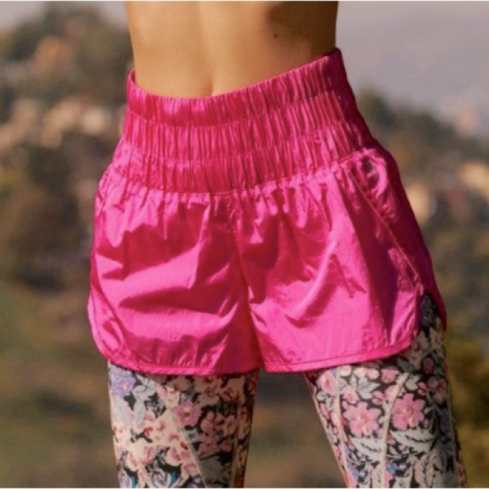 Free People Way Home Short | Hot Pink | Size Large